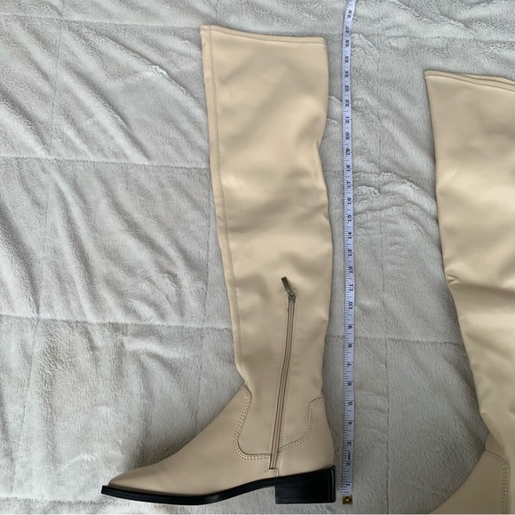 SCHUTZ Cream Over the Knee Boots - Picture 14 of 14